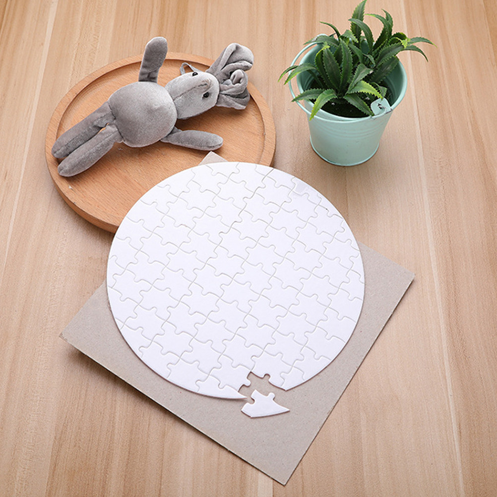 Puzzle Blank White - 4Pcs Heat Transfer Sublimation Puzzles Blank