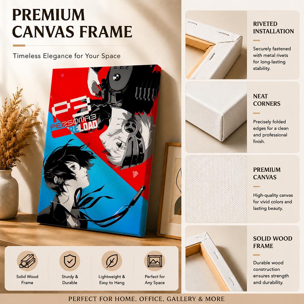 Video Game P-Persona 3 Paintin - Canvas Wrap Ready recension och pris