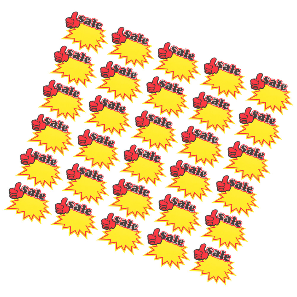 200Pcs Price Labels Bright Yel - Yard Sign Blank recension och pris