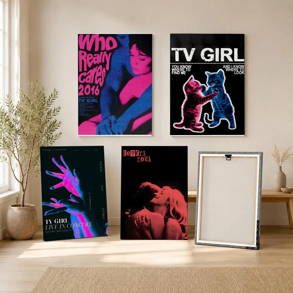Music Band TV G-Girl Painting  - Canvas Wrap Ready recension och pris