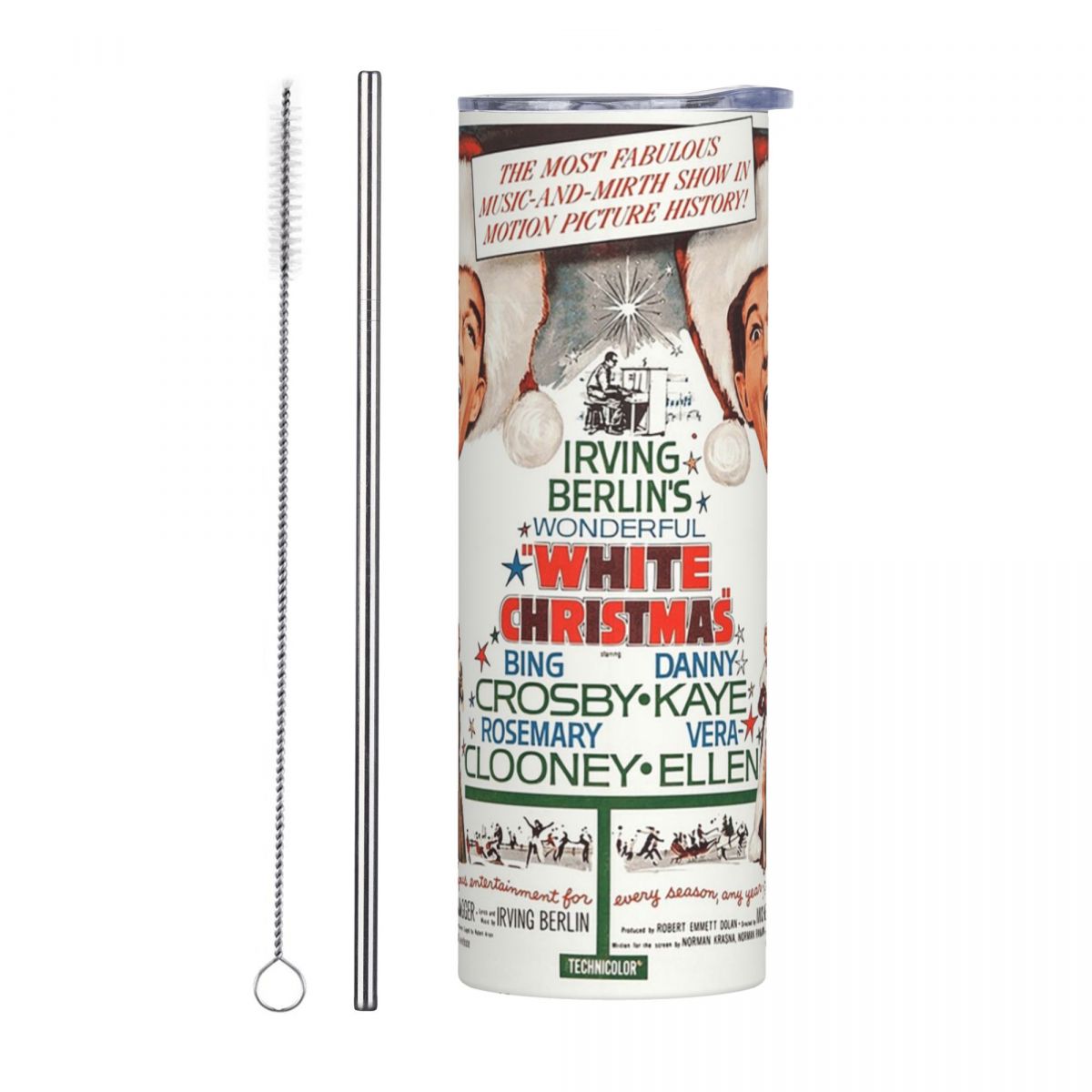 White Christmas - Bing Crosby, - Tumbler 20Oz White recension och pris