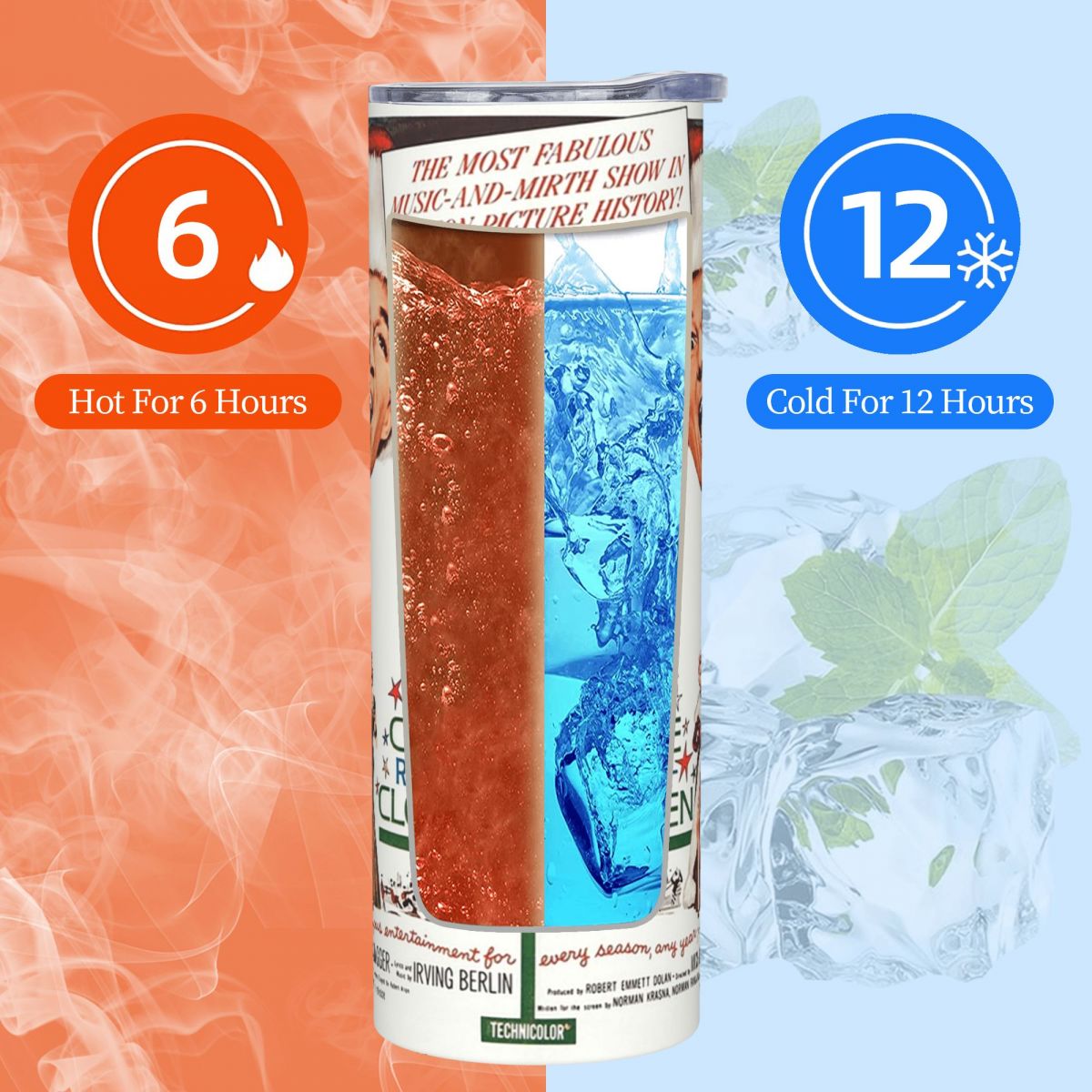 White Christmas - Bing Crosby, - Tumbler 20Oz White recension och pris