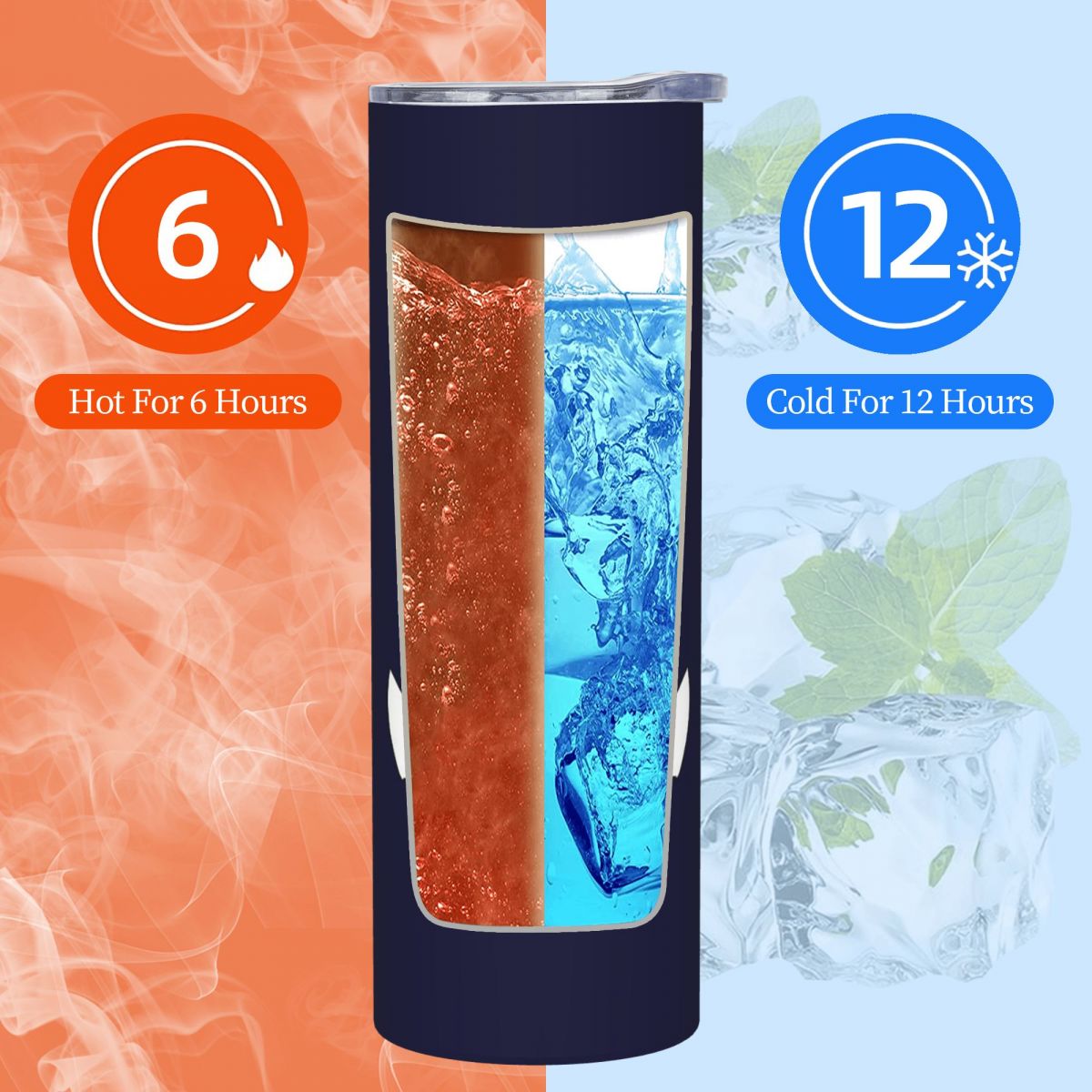 White Anchor On Navy Blu Stain - Tumbler 20Oz White recension och pris