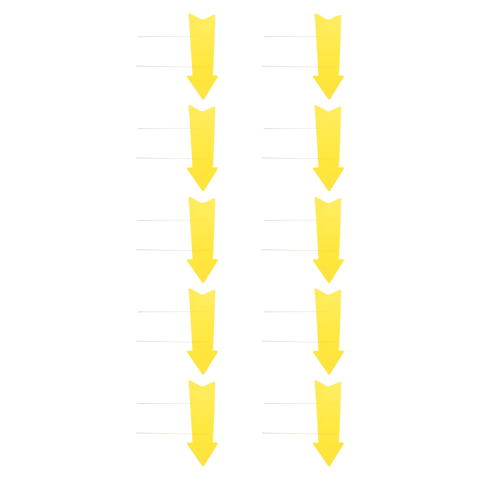10Pcs Blank Arrow Yard Signs D - Yard Sign Blank recension och pris