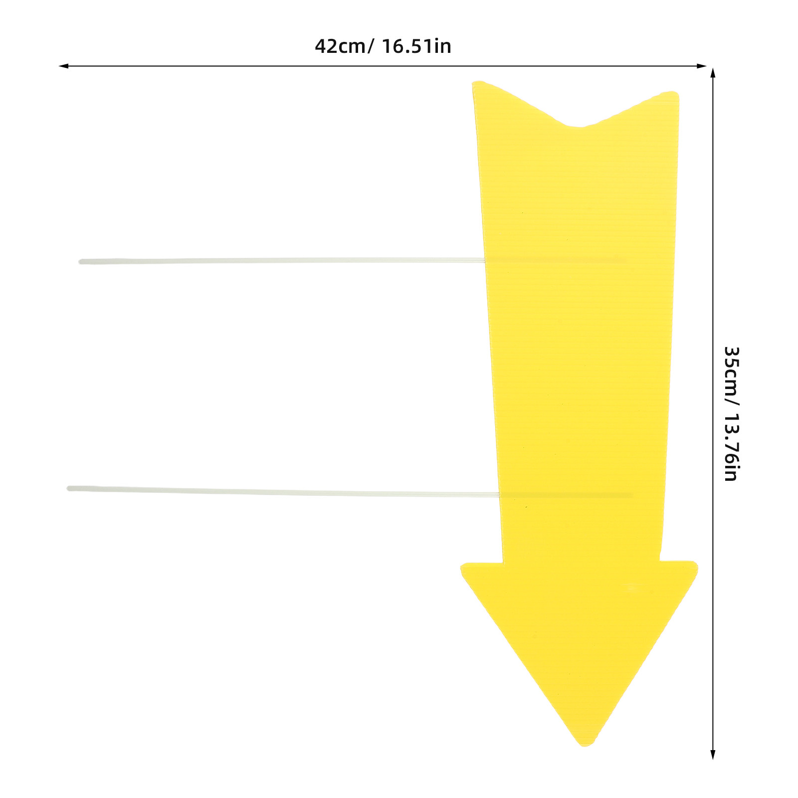 10Pcs Blank Arrow Yard Signs D - Yard Sign Blank recension och pris