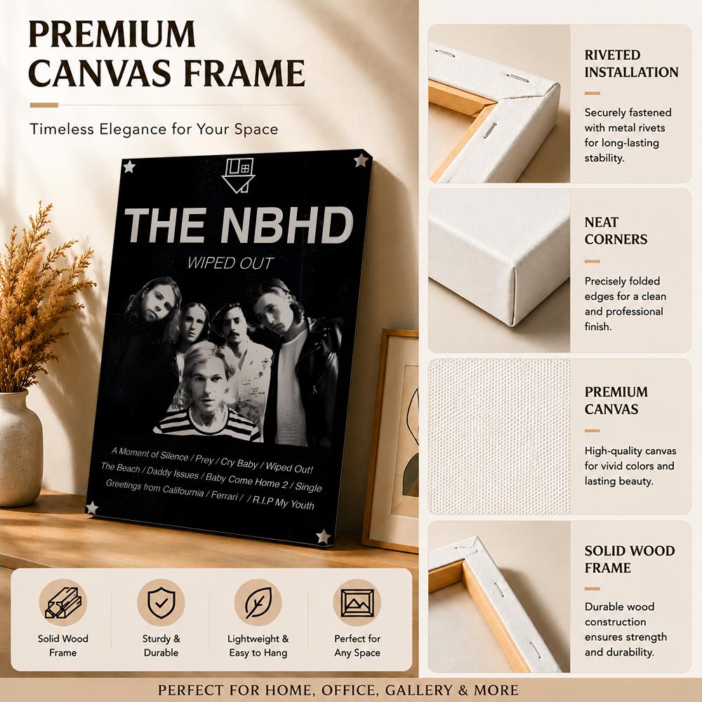 Rock Band The N-Neighborhood P - Canvas Wrap Ready recension och pris