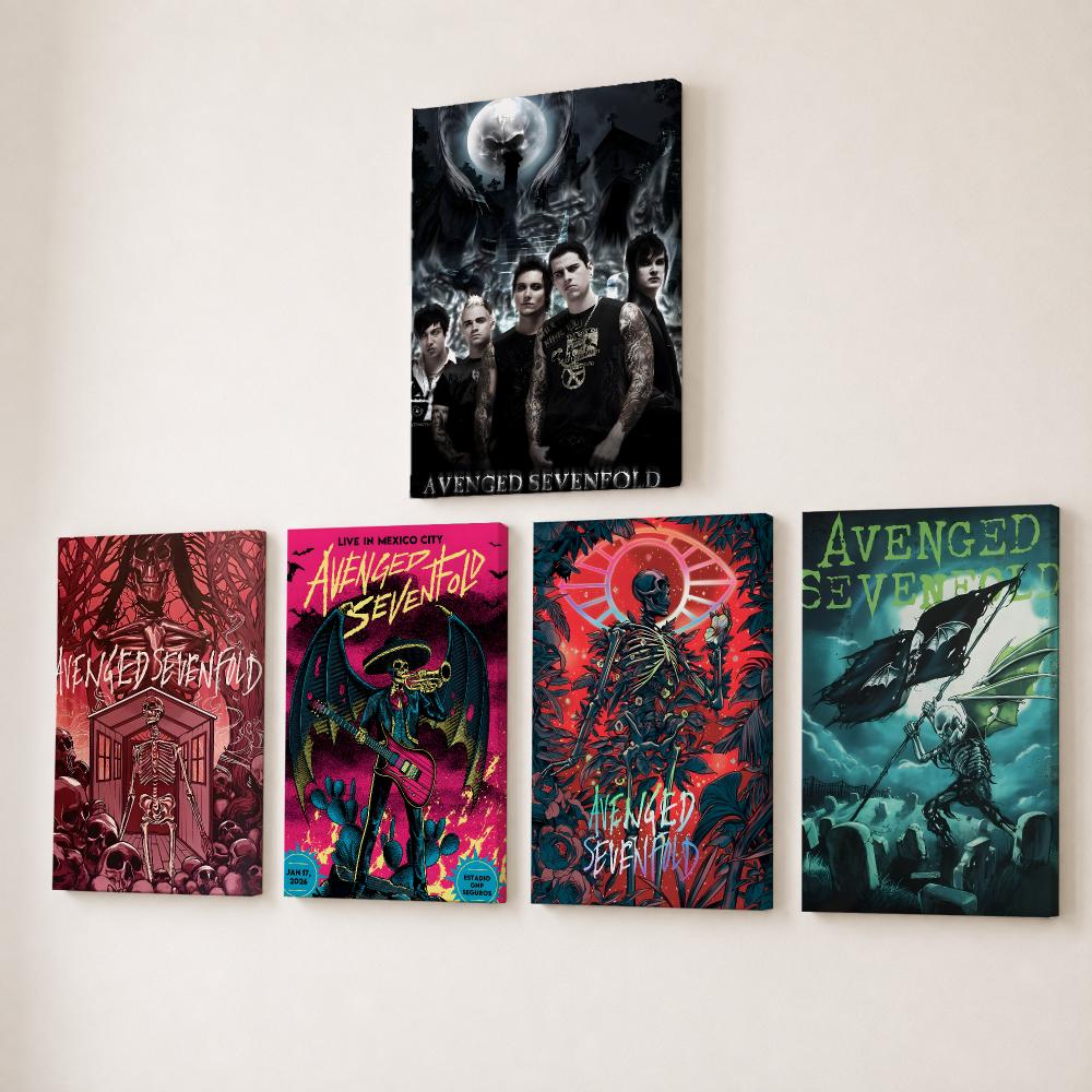 Rock Band A-avenged Sevenfold  - Canvas Wrap Ready recension och pris
