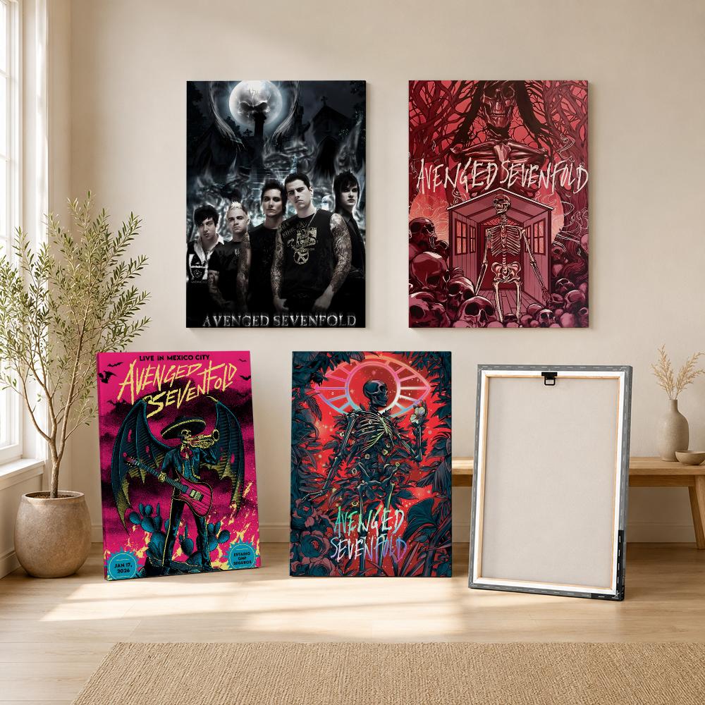 Rock Band A-avenged Sevenfold  - Canvas Wrap Ready recension och pris