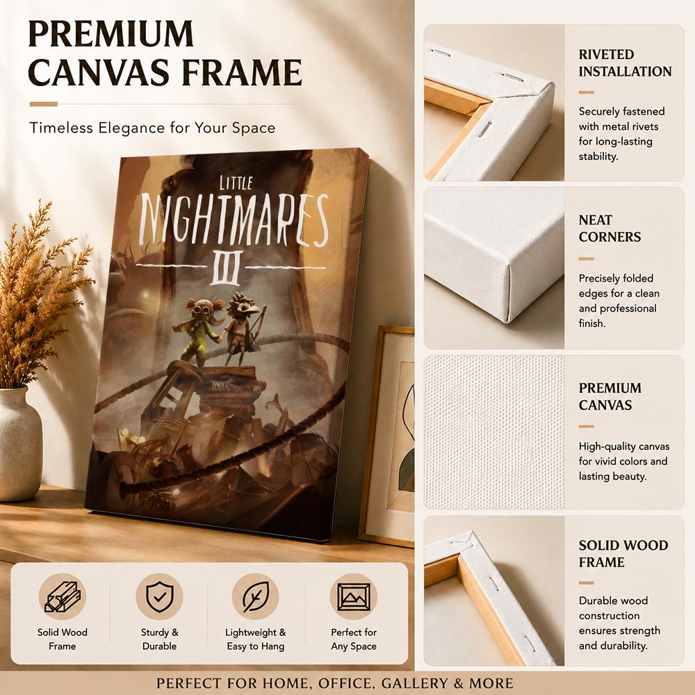 Game L-Little Nightmares Anime - Canvas Wrap Ready recension och pris