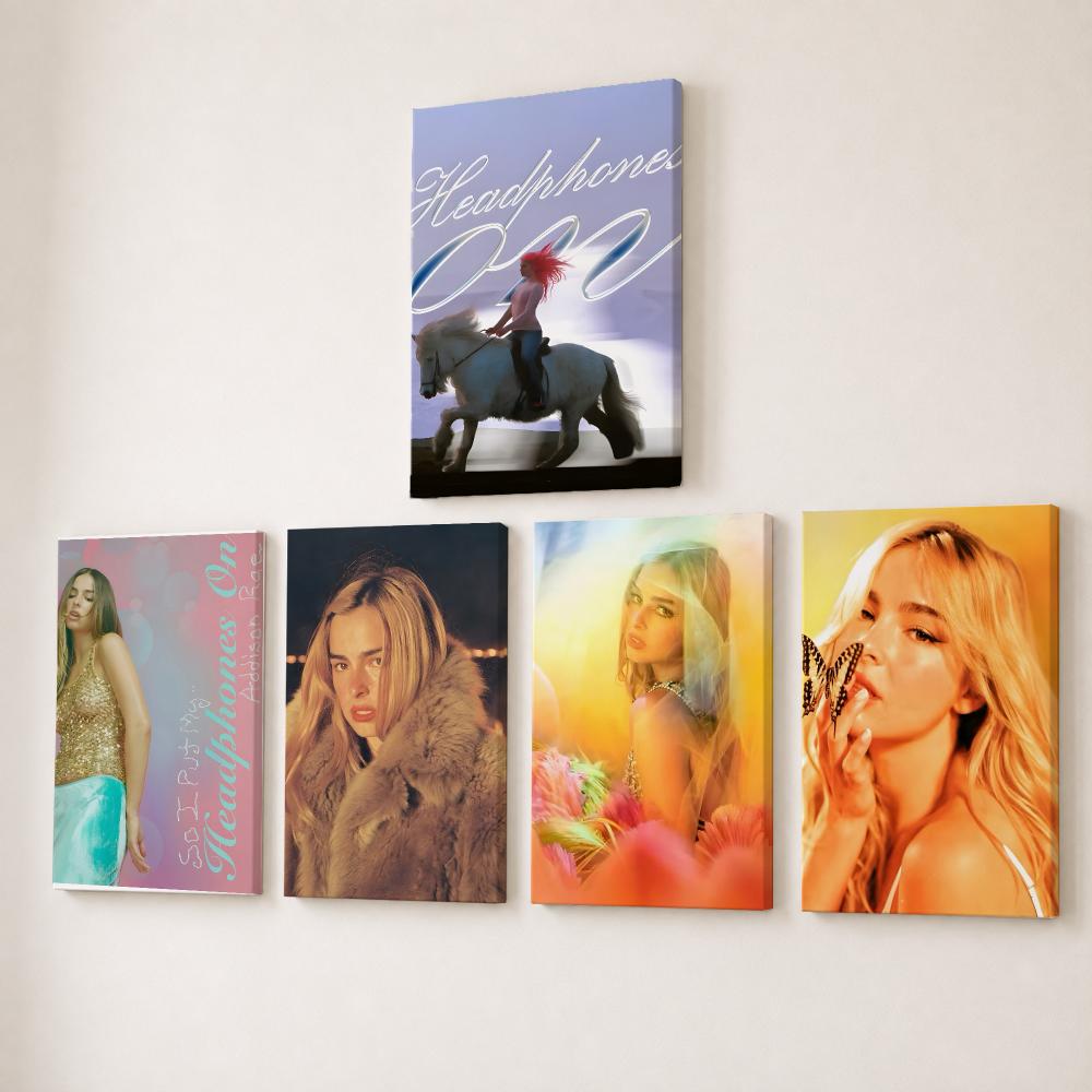 Singer A-addison Rae Painting  - Canvas Wrap Ready recension och pris