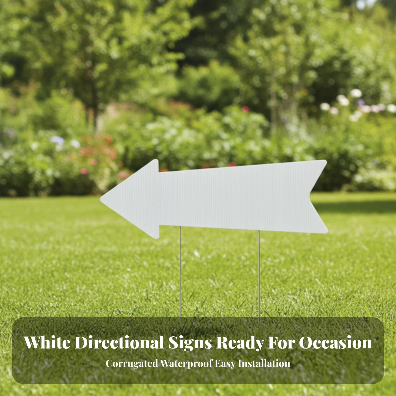Blank Yard Sign Corrugated Pla - Yard Sign Blank recension och pris