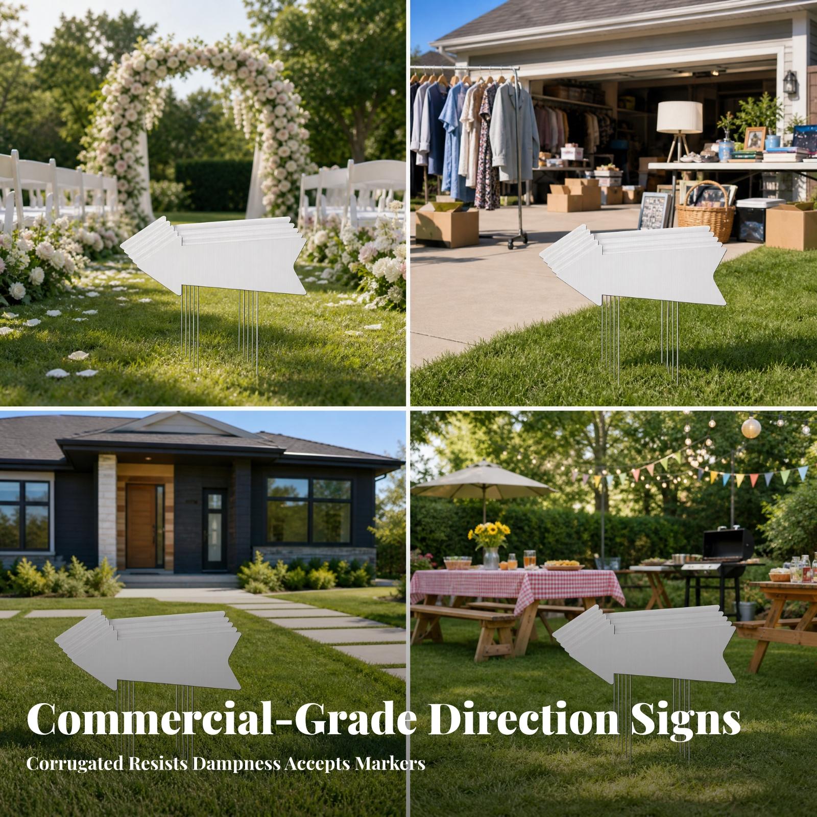 Blank Yard Sign Corrugated Pla - Yard Sign Blank recension och pris