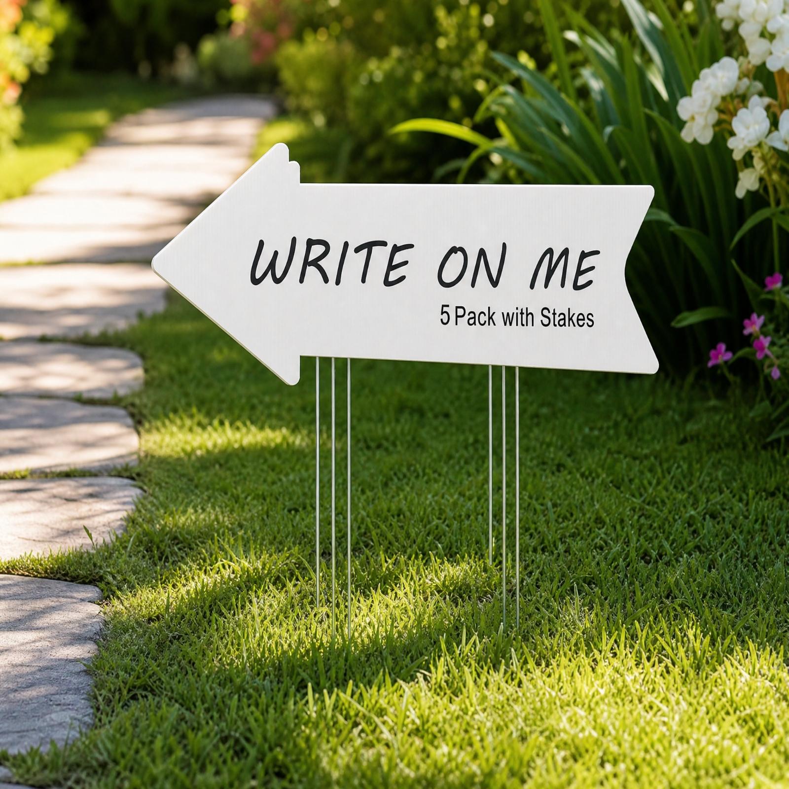 Blank Yard Sign Corrugated Pla - Yard Sign Blank recension och pris