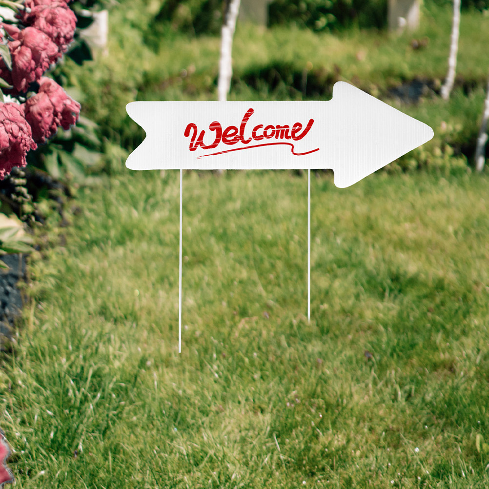 2Pcs Blank Arrow Yard Sign Cor - Yard Sign Blank recension och pris