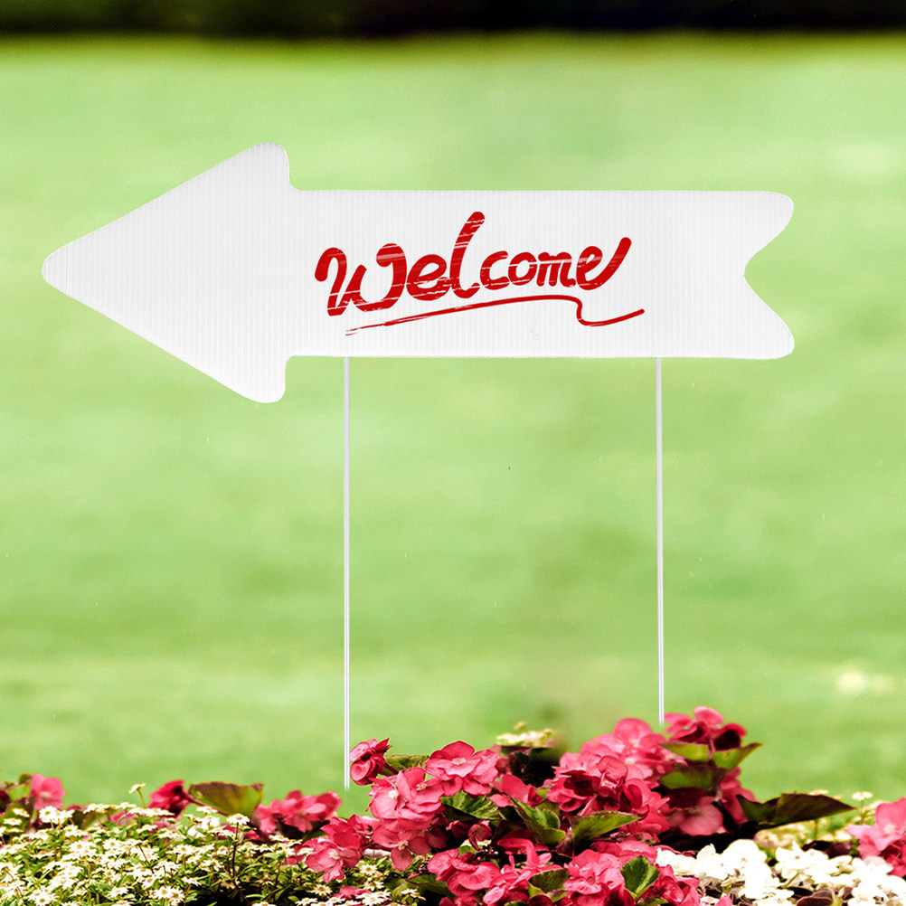 2Pcs Blank Arrow Yard Sign Cor - Yard Sign Blank recension och pris