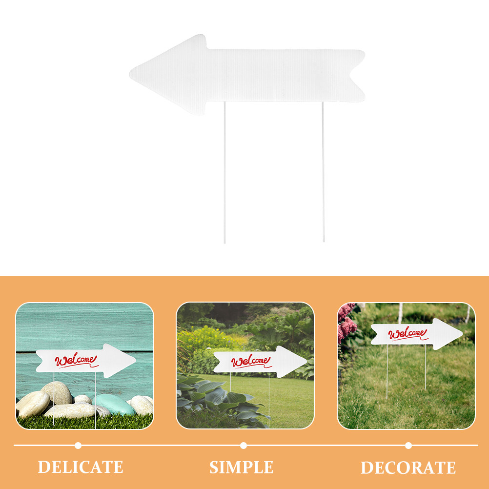 2Pcs Blank Arrow Yard Sign Cor - Yard Sign Blank recension och pris