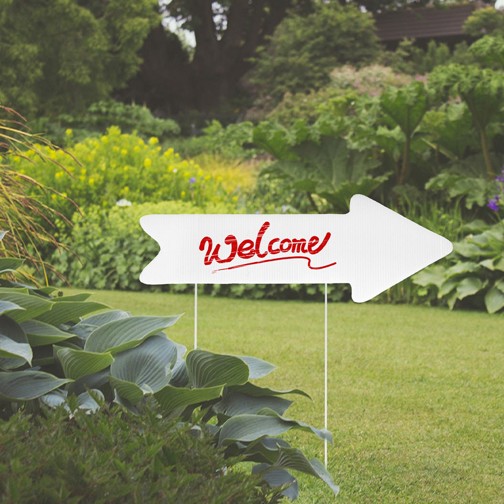 2Pcs Blank Arrow Yard Sign Cor - Yard Sign Blank recension och pris
