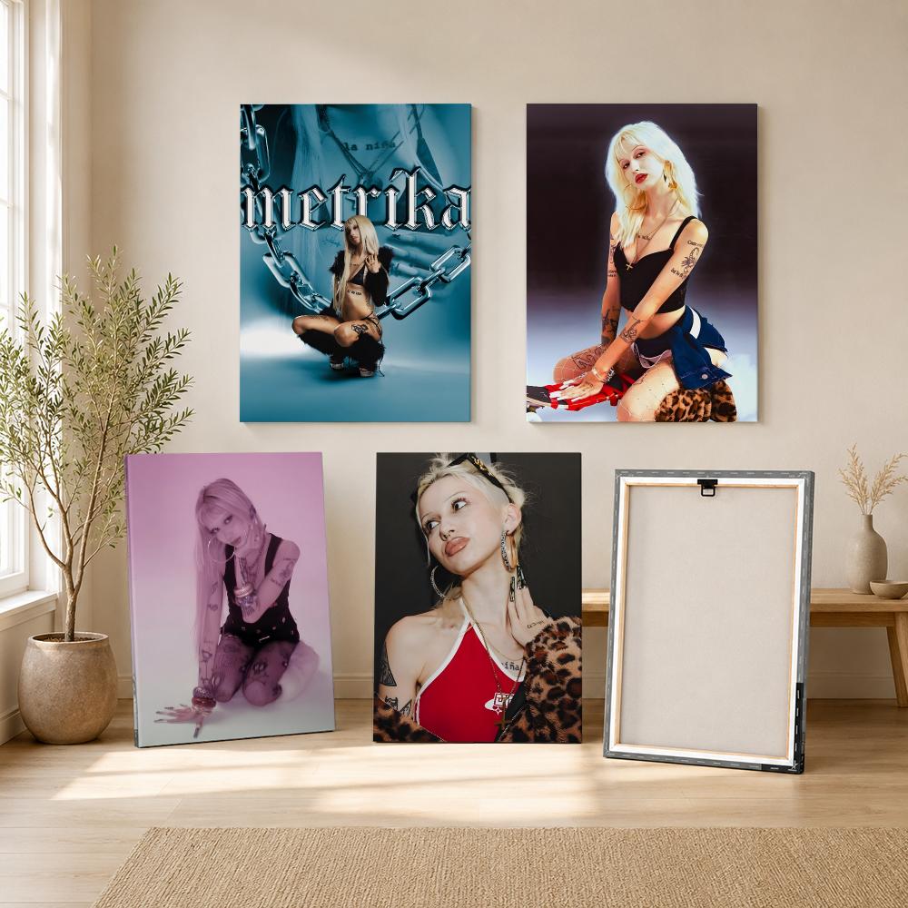 Rapper Singer M-Metrika Painti - Canvas Wrap Ready recension och pris