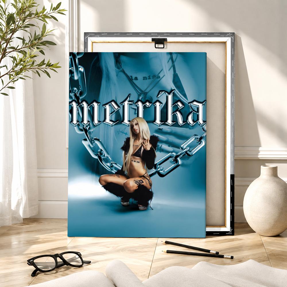 Rapper Singer M-Metrika Painti - Canvas Wrap Ready recension och pris