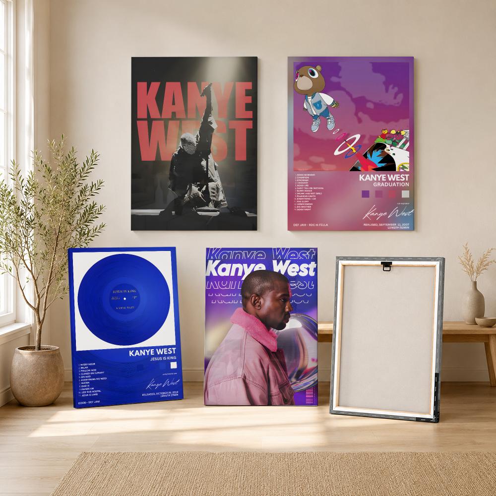 Rapper Singer K-Kanye West Pai - Canvas Wrap Ready recension och pris