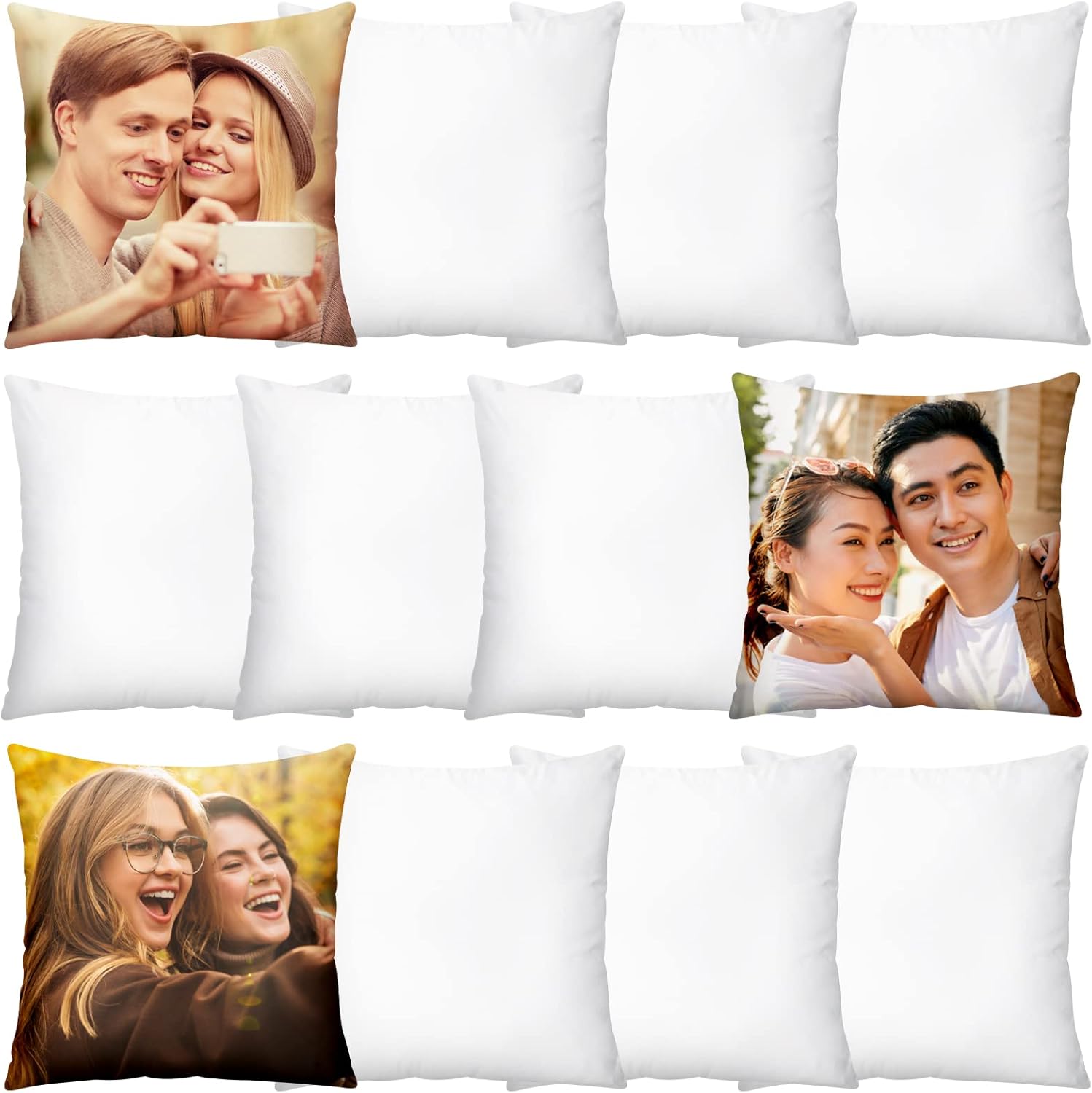 20pcs Sublimation Blanks Pillo - Pillow Cover Sublimation recension och pris