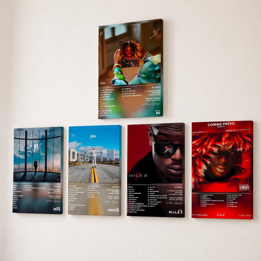Singer Rapper N-ninho Painting - Canvas Wrap Ready recension och pris