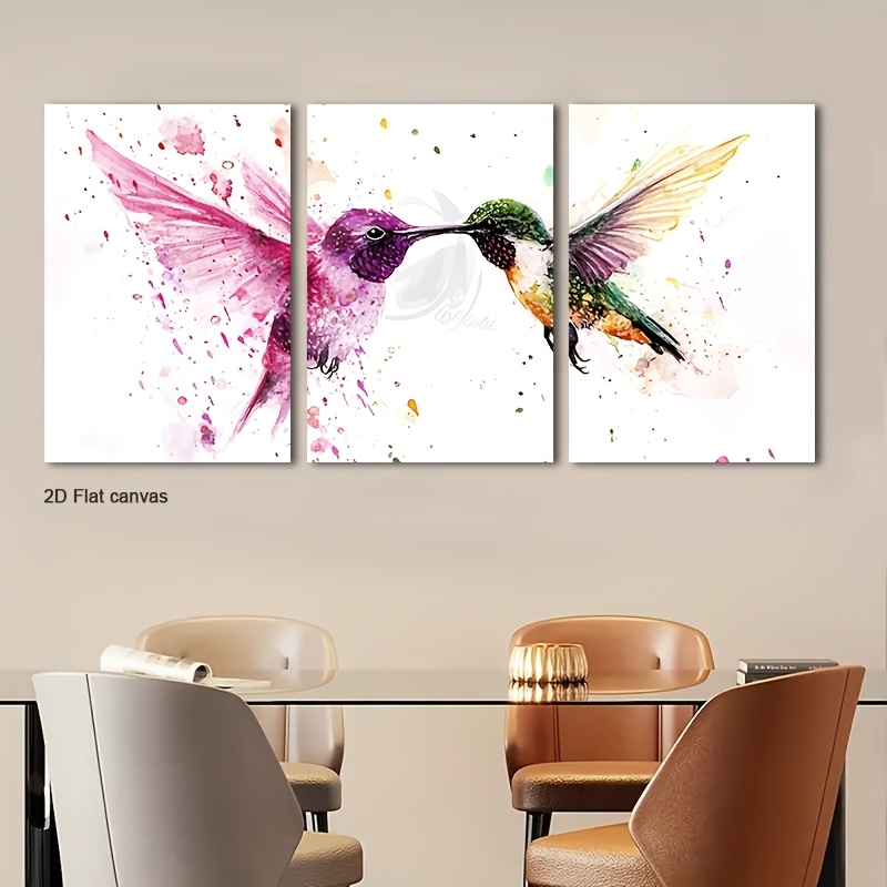 Frameless Canvas 3pcs Watercol - Canvas Wrap Ready recension och pris