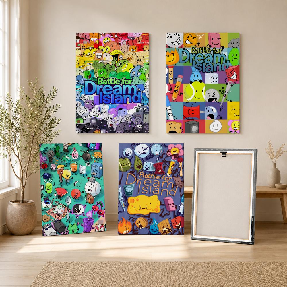 Bfdi B-Battle For Dream Island - Canvas Wrap Ready recension och pris
