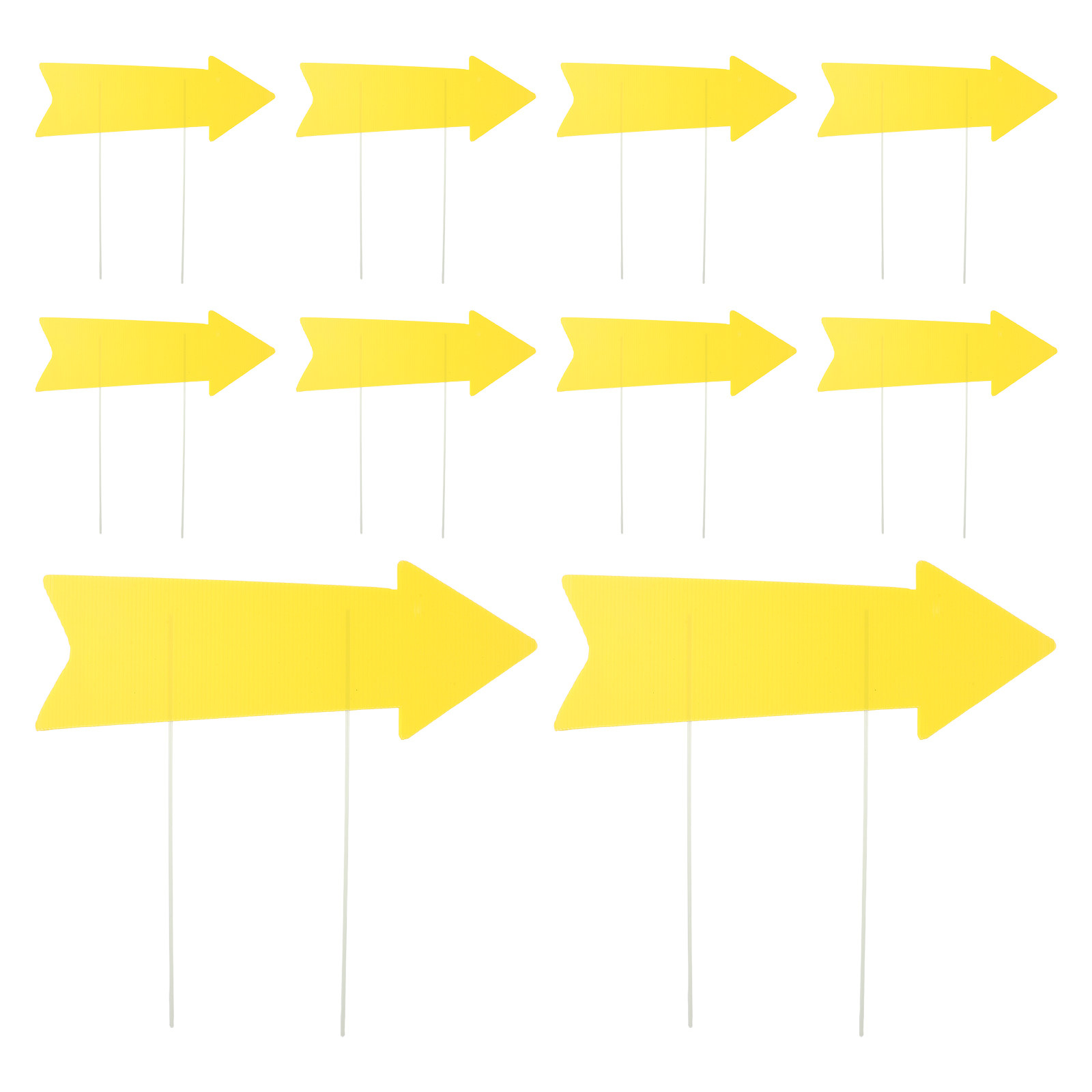 10Pcs Blank Arrow Yard Signs D - Yard Sign Blank recension och pris