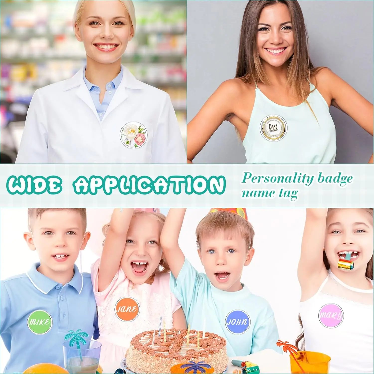 Acrylic Circle Badge Making Ki - Button Badge Blank recension och pris