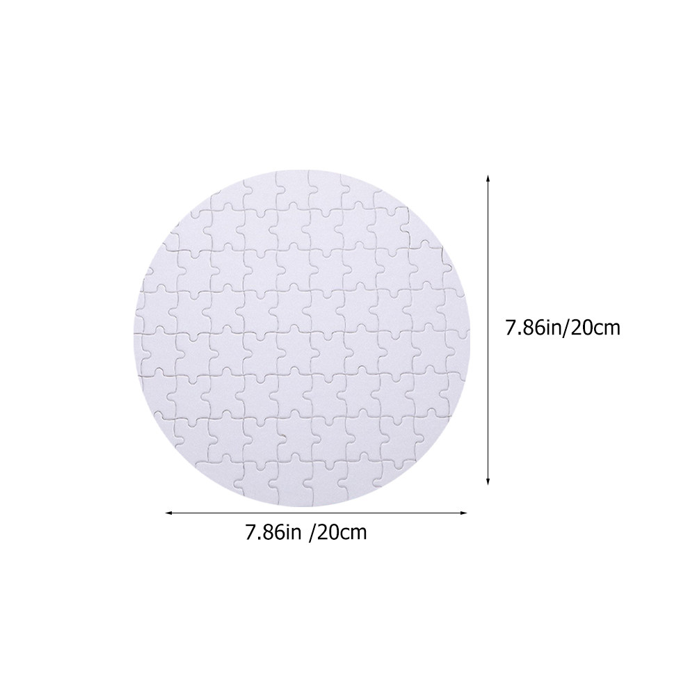 4Pcs Heat Transfer Sublimation - Puzzle Blank White recension och pris