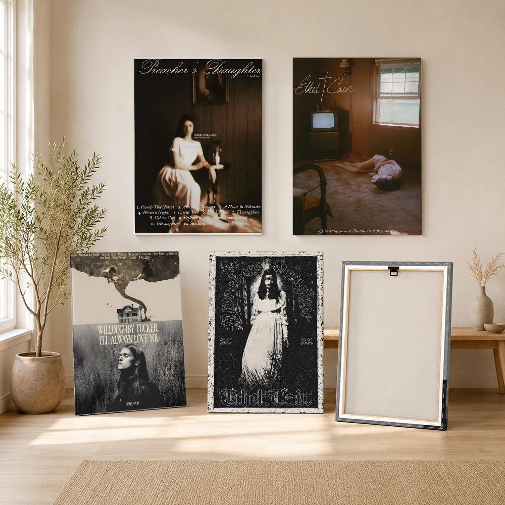 Singer E-Ethel Cain Painting C - Canvas Wrap Ready recension och pris