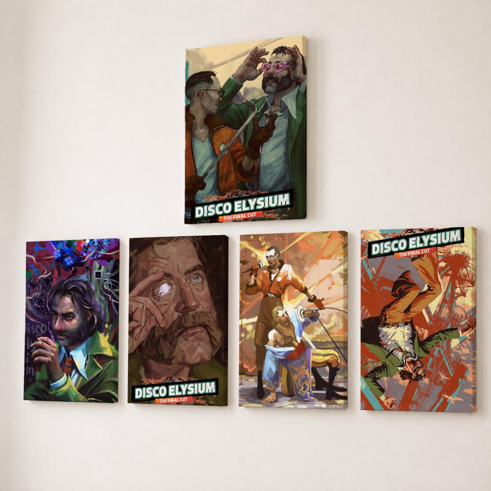 D-Disco Elysium Hot Video Game - Canvas Wrap Ready recension och pris