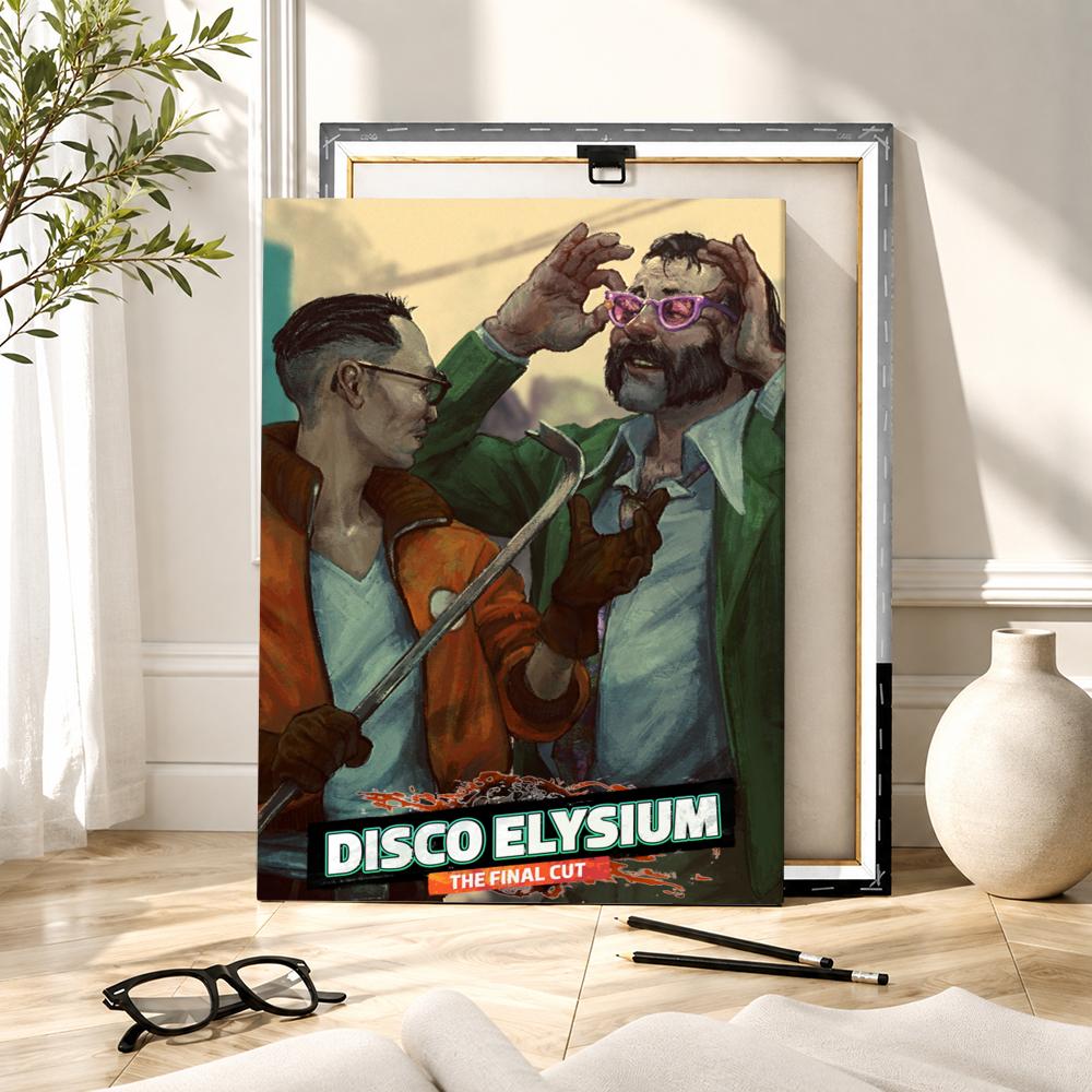 D-Disco Elysium Hot Video Game - Canvas Wrap Ready recension och pris