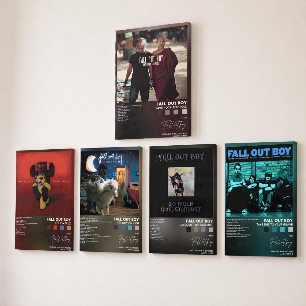 Rock Band F-Fall Out Boy Music - Canvas Wrap Ready recension och pris