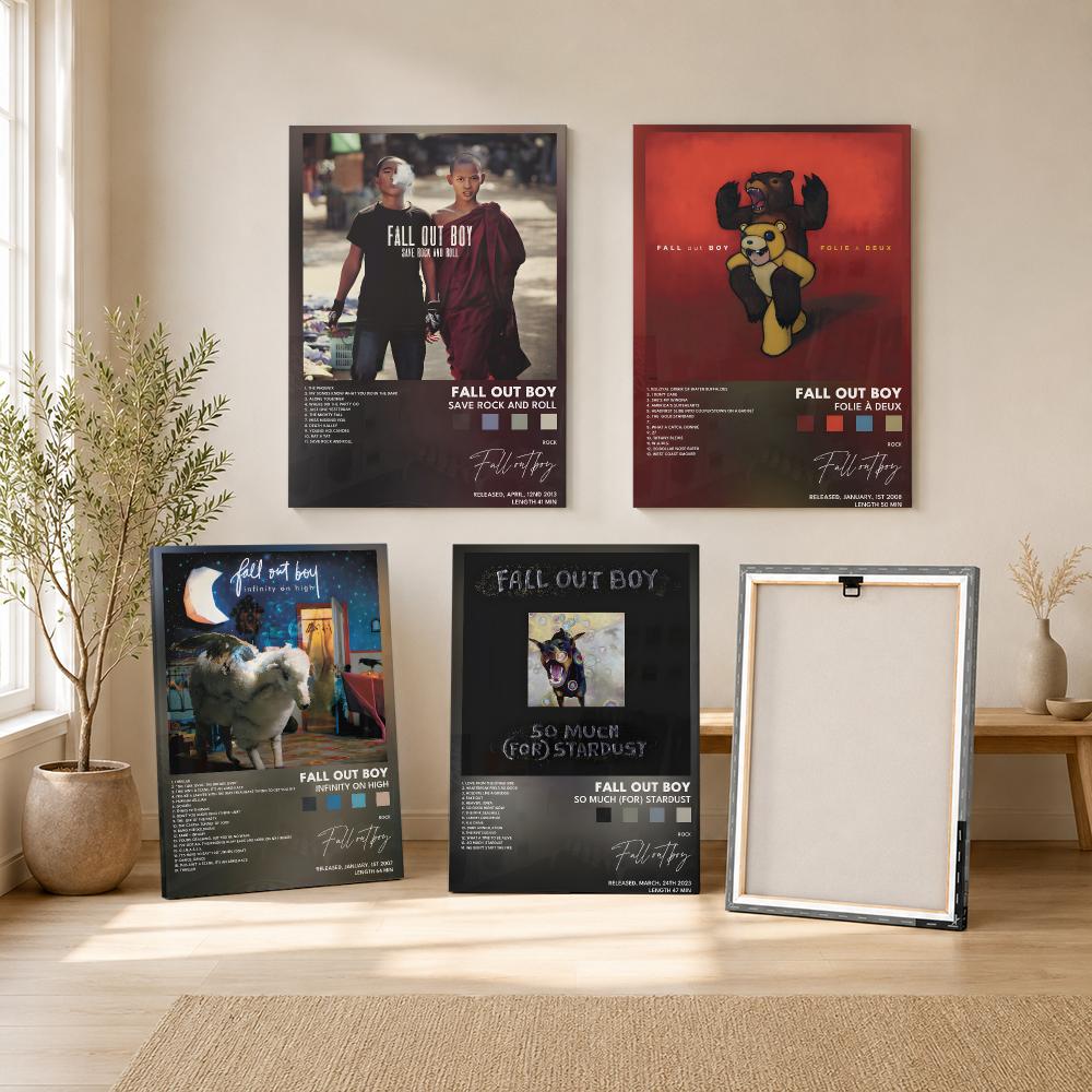Rock Band F-Fall Out Boy Music - Canvas Wrap Ready recension och pris