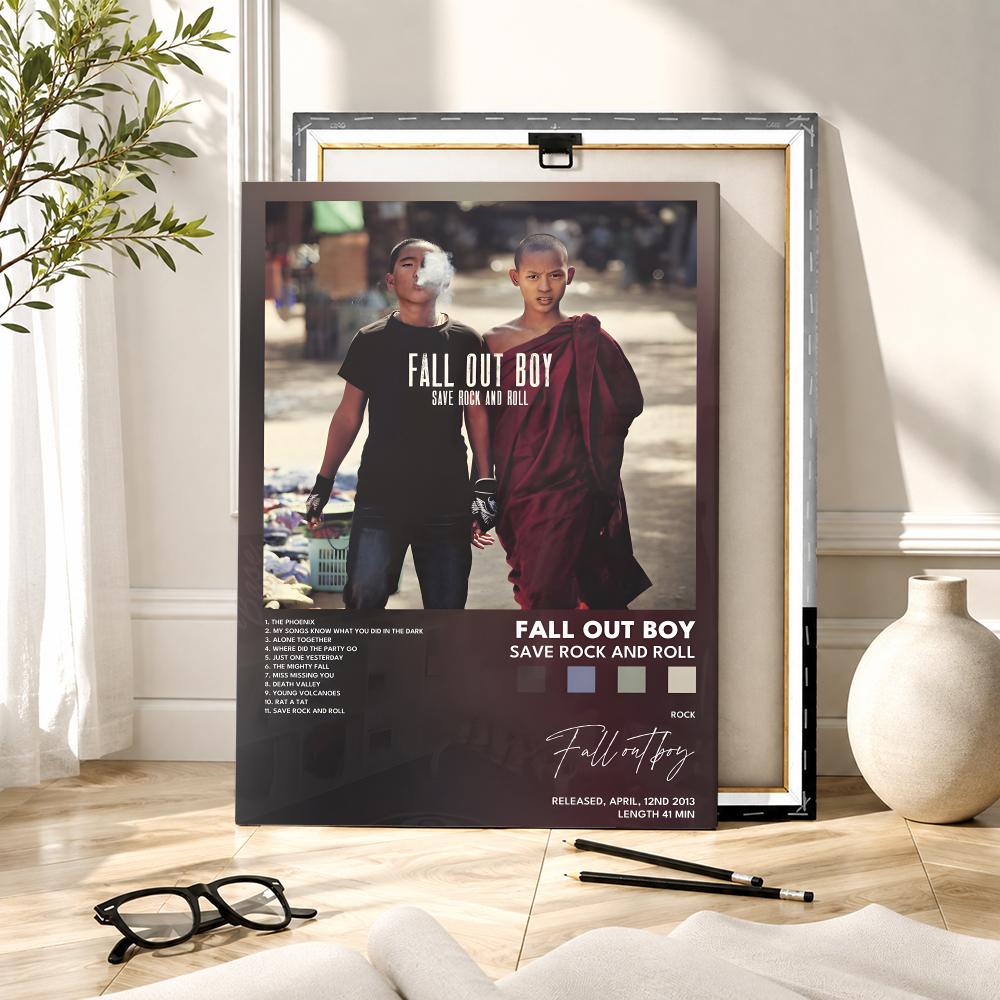 Rock Band F-Fall Out Boy Music - Canvas Wrap Ready recension och pris