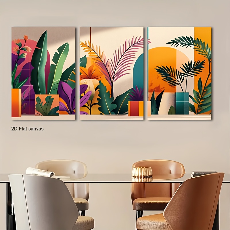 Frameless Canvas 3pcs Framed T - Canvas Wrap Ready recension och pris