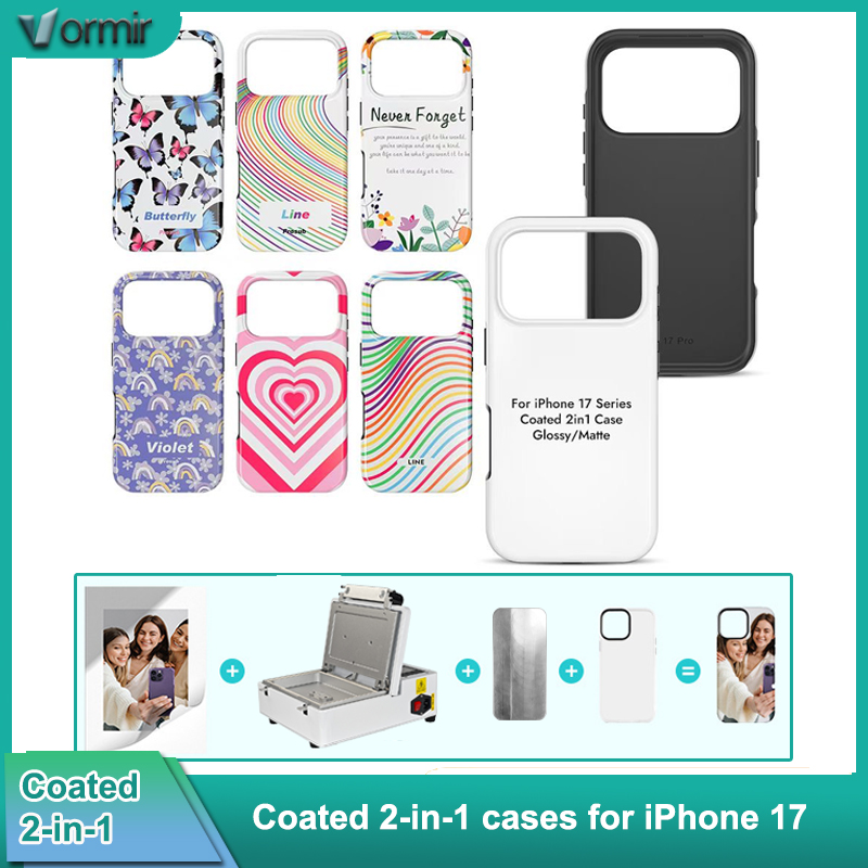 VORMIR 5pcs Coated 2 in 1 Blan - Phone Case Blank Print recension och pris