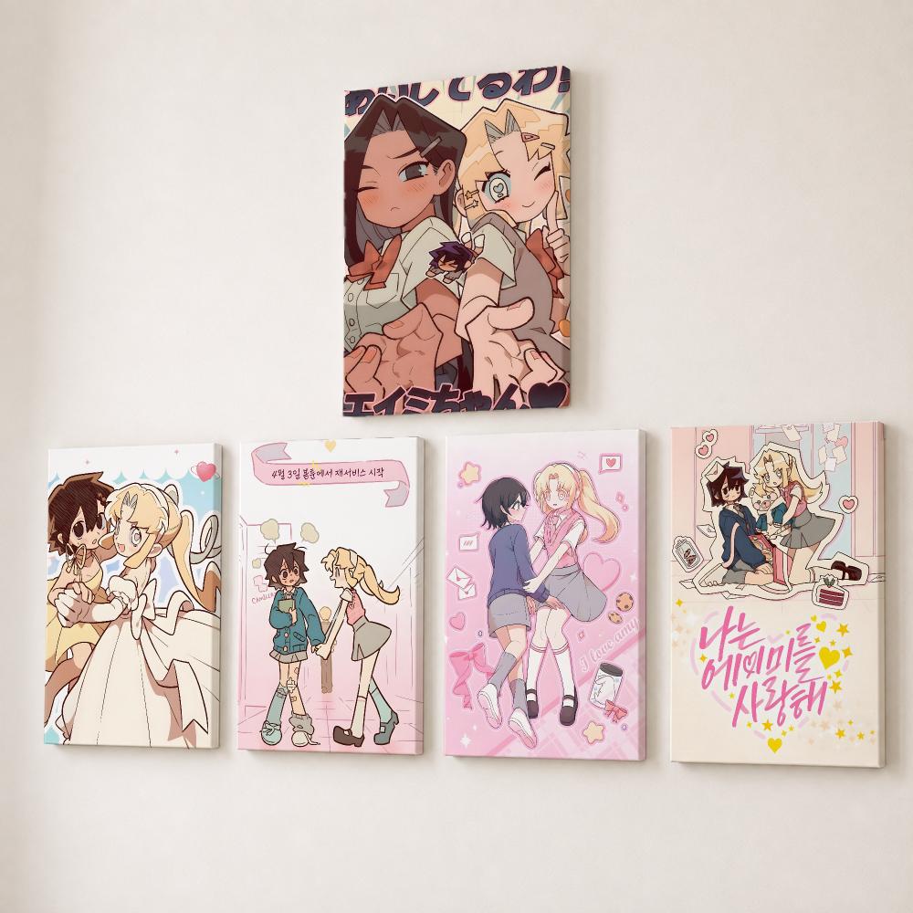 Anime I Love A-Amy Painting Ca - Canvas Wrap Ready recension och pris
