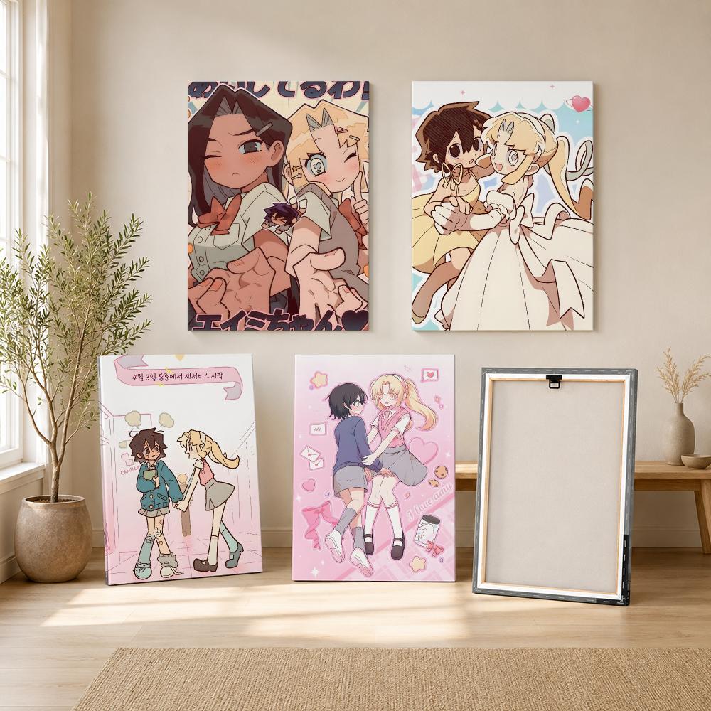 Anime I Love A-Amy Painting Ca - Canvas Wrap Ready recension och pris